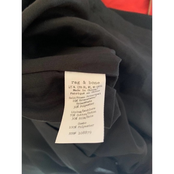 Rag & Bone Mijo Black Lace Sleeveless Dress Size 4 - Picture 6 of 6